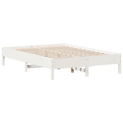 Produktbild von Massivholzbett ohne Matratze Weiß 160x200 Kiefernholz
