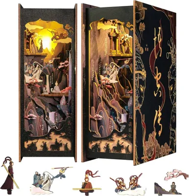 Obrázok produktu pre 3D puzzle, DIY záložka do kníh, Legenda o WUKONGU, Cutebee, 89 dielikov