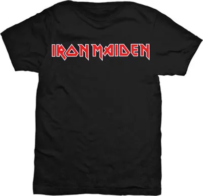 Produktbild von Iron Maiden Logo Black L T-Shirt