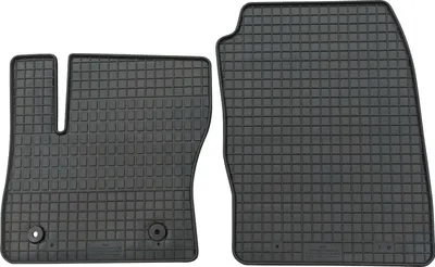 Produktbild von für Ford Transit Connect ab 01/2014-07/2016 Passform PETEX Gummimatten 2-teilig schwarz Allwettermatten Gummifußmatten