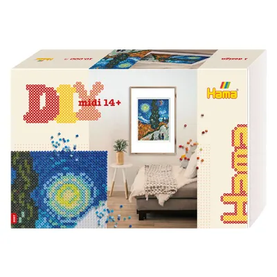 Image de Hama Perles à repasser midi Art "Van Gogh" Coffret cadeau 10.000 perles à repasser