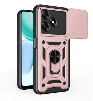 Obrázek produktu pro Techsuit – kryt s ochranou fotoaparátu řady CamShield pro Honor X5c Plus – růžovo-zlatý