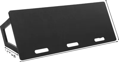 Image de Panneau de rebond pour le football, conception durable, appareil d'entraînement polyvalent, 115 x 45 cm, noir