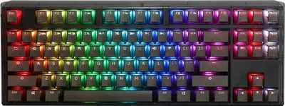 Produktbild von Ducky One 3 Aura Black TKL Gaming Tastatur RGB LED - MX-Blue - Tastatur - QWERTZ