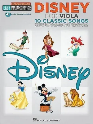 Produktbild von Disney - 10 Classic Songs - Easy Instrumental Play-Along Viola (Book/Online Audio)