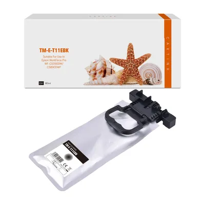 Produktbild von black Tinte 4.2-C13T11E140 kompatibel mit Epson C13T11E140 [ T11E1 ]  Seiten: 10.000