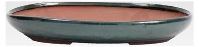 Produktbild von Bonsai-Schale, Waldschale, oval 31 x 22 x 5 cm, grün