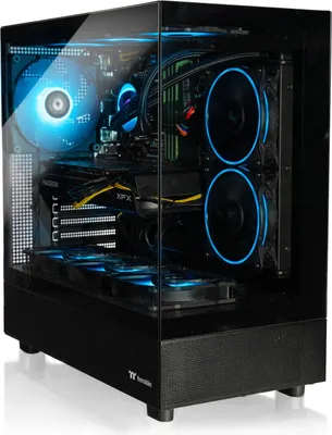 Immagine prodotto di Broonbee PC da gioco Xeon v4 Amazon Thermaltake View Black 64 GB - 1 TB NVMe Nvidia GeForce RTX 5060 Raffreddamento ad acqua da 240 mm 3x ventole RGB