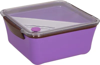Obrázek produktu pro Lunch box Divided s vidličkou 2,6 l | fialový