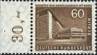 Produktbild von Briefmarken Berlin (West) 1957 Mi 151 Seitenrandstück gestempelt Stadtbilder