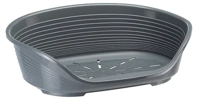 Zdjęcie produktu dla Legowisko dla psa plastikowe SIESTA DLX 6 ciemnoszare 70,5x52x23,5cm FP1szt