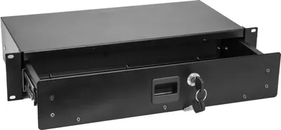 Image de OMNITRONIC Rackschublade SN-2 Rackschublade mit Schloss 2HE (30100959)