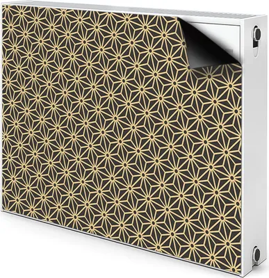 Produktbild von Magnet Radiator Magnet Mat Heizkörperverkleidung Heizkörper-Abdeckung Heizung 100x60 cm - Würfel und Punkte