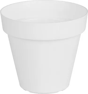 Image de Pot Capri Blanc 14cm Design épuré, Idéal Pour L'intérieur - Artevasi