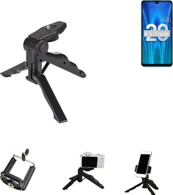 Produktbild von K-S-Trade Stativ Tisch-Ständer Dreibein Handy-Stativ Ständer kompatibel mit Huawei Honor 20 Lite Russia Mini-Stativ Smartphone Tripod Handy-Stativ