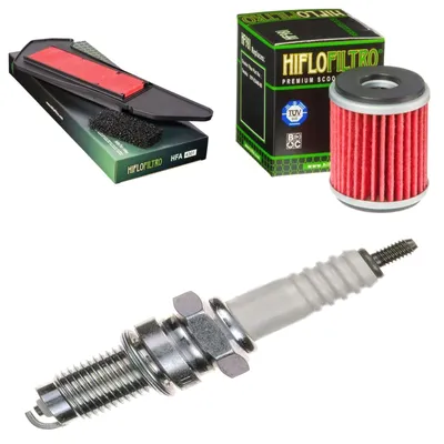 Image de Kit d'entretien pour Yamaha MWD 300 Tricity ABS 2020-2022 : filtre et bougie d'allumage de pamoto - Neuf
