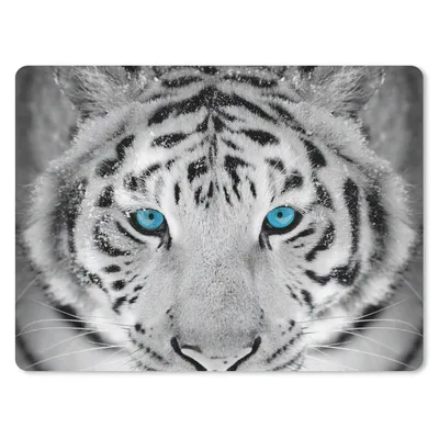 Produktbild von MuchoWow® Mauspad Mousepad Tiger - Winter - Tiere 23x19 cm - Mousepads - Maus Mat - Pad - Mausunterlage - Schreibtischunterlage - Mauspad