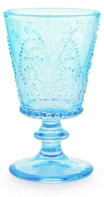4er-Set Garden-Gläser Blau 25 cl, spülmaschinenfest