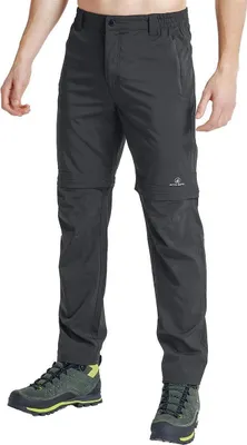 Immagine prodotto di ATHL DPT. Pantaloni lunghi da trekking da uomo con elastico in vita e pratiche tasche, grigio con zip, taglia 56
