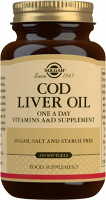 Produktbild von Lebertran - Vitamine A & D (250 Kapseln)
