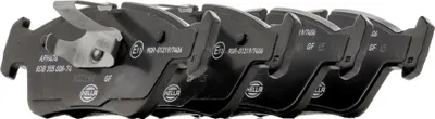 Produktbild von HELLA 8DB 355 008-741 Bremsbeläge Satz Vorne Bremsklötze für BMW 3 Limousine (E46) 3 Touring (E46) 3 Coupe (E46) 3 Cabrio (E46) 3 Limousine (E36)