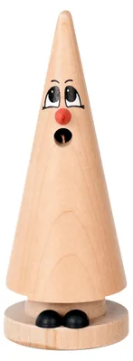 Produktbild von Crottendorfer Räucherfigur Ziegenbein Heidi Honig (Natur) - Größe ca. 13cm, für Räucherkerzen Größe M (Standard) - 2062