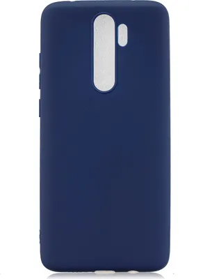 Produktbild von Für Redmi NOTE 8 Pro Soft Candy Farbe Frosted Surface Shockproof TPU Zurück Cover Handy Case Navy