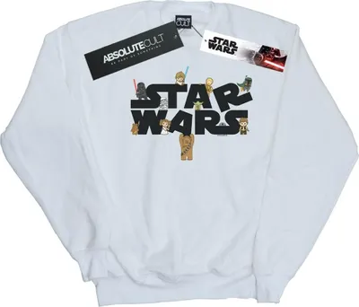 Obrázek produktu pro Star Wars - Pánská mikina "Kiddie" BI45853 (L) (Bílá)