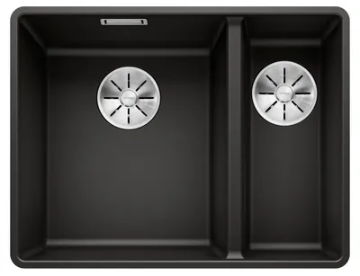 Image de BLANCO SUBLINE 340/160-F SILGRANIT noir