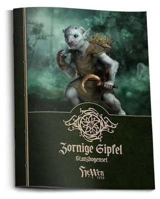 Produktbild von HeXXen 1733 Stanzbogen – Zornige Gipfel Monster-Marker