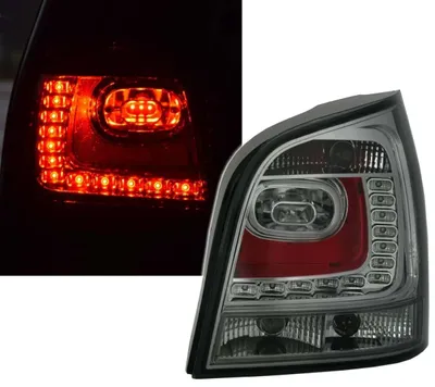 LED Rückleuchten Smoke Weiss im 6R Style für VW Polo 9N3 ab 04/2005-2009