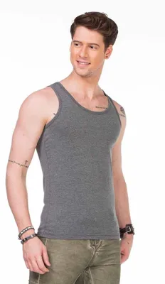 Produktbild von Cu107 Black Herren Unterhemd