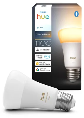Obrázok produktu pre Philips Hue White ambience 8720169364806, Inteligentná žiarovka, Bluetooth/Zigbee, Biela, LED, E27, A19