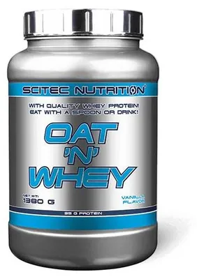 Image de Flocons d'avoine - Scitec Nutrition - OAT 'N' WHEY (1,380kg) - Saveur Vanille