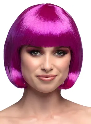 Produktbild von Pagenschnitt violett - Kostüm Perücke für Fasching