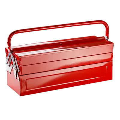 Obrázok produktu pre Kovový rozkladací kufrík na náradie 58x21x22 cm
