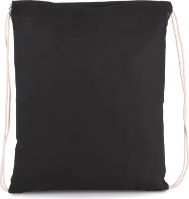 Produktbild von Kimood Kleiner Rucksack aus Baumwolle mit Kordeln