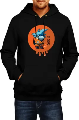 Immagine prodotto di Felpa con cappuccio da uomo Dragon Anime Manga Ball Z Goku 30, Man S , Noir