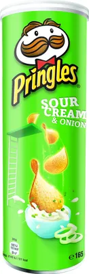 Produktbild von Pringles Sour Cream & Onion, 3er Pack (3 x 165 g Dose)