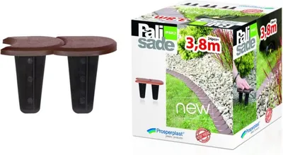 Obrázek produktu pro Prosperplast Garden Palisade Flat Brown 3,8M