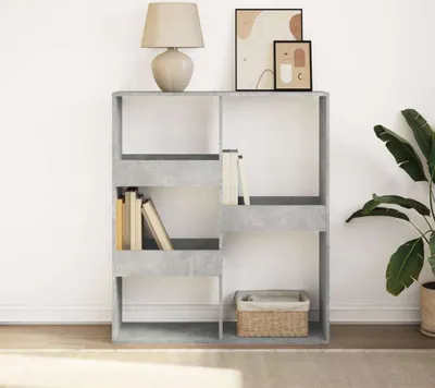 Immagine prodotto di Maison Exclusive - Libreria/divisorio grigio cemento 100x33x115 cm