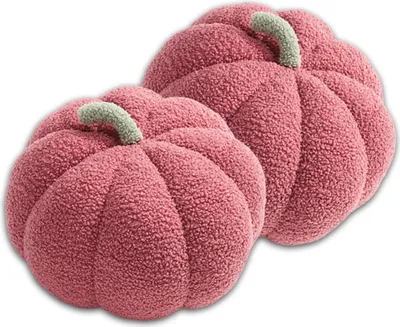 Obrázok produktu pre CANDeal 2 kusy 35cm tekvica dekoratívny vankúš pre domácnosť, fotografovanie v detskej izbe, Halloween, dekoratívny vankúš, fialová
