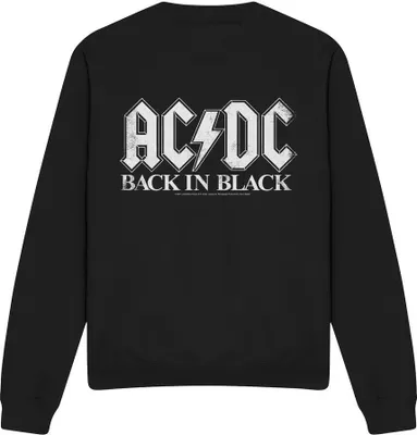 Imagen del producto de Sudadera uni AC/DC - "Back In Black" para hombre/mujer, modelo TV11180 (talla L), color