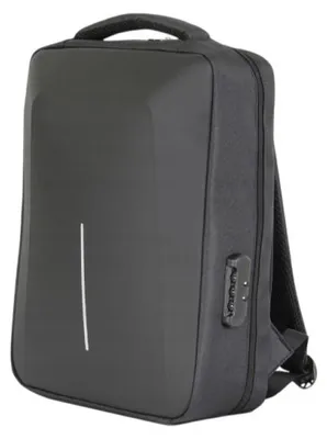 Produktbild von Verk 14686 Reiserucksack mit Diebstahlschutz und Zahlenschloss, schwarz