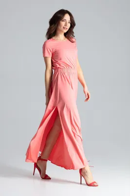 Produktbild von Lenitif Maxikleid für Frauen Hogvatten L042 koralle S