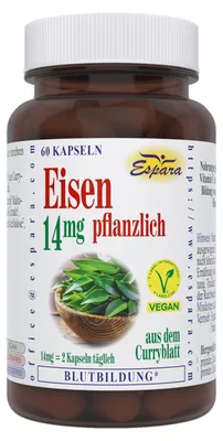 Immagine prodotto di Ferro 14 mg capsule vegetali 60 Capsule