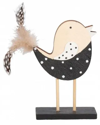 Produktbild von Holzfigur aus Pappelholz, Dekorationsobjekt