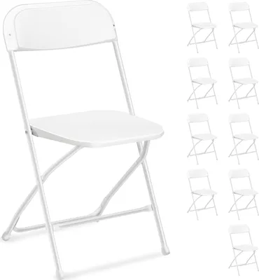 Produktbild von FCH Klappstuhl mit Polster - Gartenstuhl 10er Set-45*45*80cm
