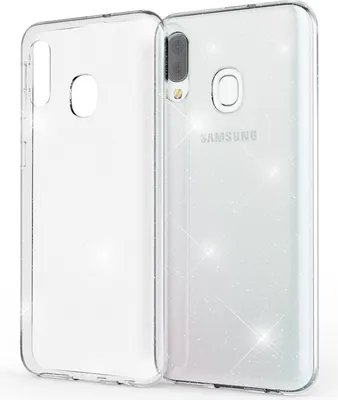 Produktbild von NALIA Glitzer Handy Hülle für Samsung Galaxy A40, Schutz Case Cover Tasche Etui