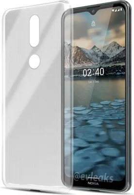 Produktbild von Cadorabo Hülle für Nokia 2.4 Schutz Hülle in natur Schutzhülle TPU Silikon Cover Etui Case